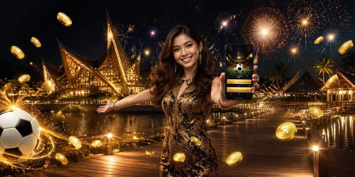 Pengguna Sarawak menonton perlawanan football dan bertaruh melalui aplikasi s400